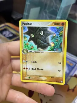 Pupitar 70/115 EX Unseen Forces 2005 Reverse Holo Pokemon Card - Image 3