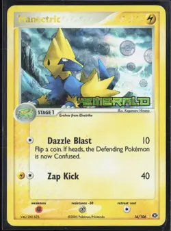 #2 Manectric 16/106 EX Emerald 2005 Reverse Holo Rare Pokemon Card - Image 1