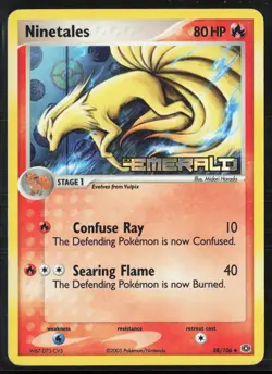 Ninetales 38/106 EX Emerald 2005 Reverse Holo Pokemon Card - Image 1