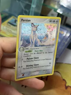 Persian 44/112 EX FireRed LeafGreen FRLG 2004 Reverse Holo Pokemon Card - Image 5
