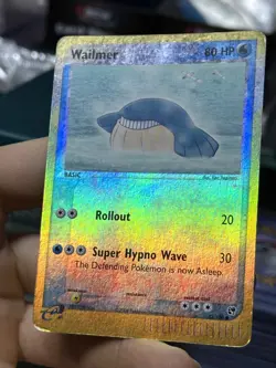 Wailmer 83/100 EX Sandstorm 2003 Reverse Holo e-Series Pokemon Card TCG - Image 5