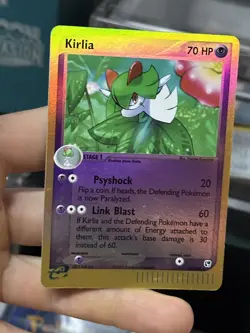 #2 Kirlia 40/100 EX Sandstorm 2003 Reverse Holo Vintage E-Series Pokemon Card - Image 4