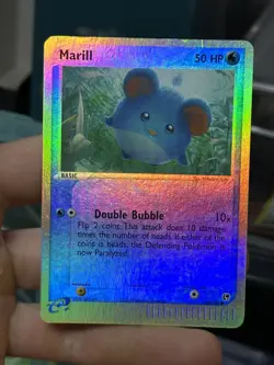 Marill 68/100 EX Sandstorm 2003 Reverse Holo Vintage E-Series Pokemon Card - Image 4