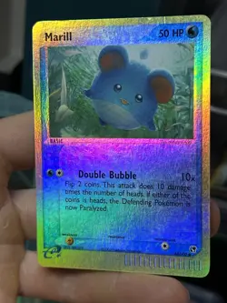Marill 68/100 EX Sandstorm 2003 Reverse Holo Vintage E-Series Pokemon Card - Image 5