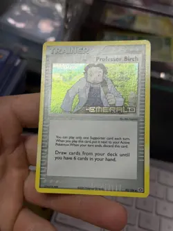 Professor Birch 82/106 EX Emerald 2005 Reverse Holo Pokemon Card - Image 5
