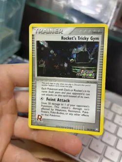 Rocket's Tricky Gym 90/109 EX Team Rocket Returns 2004 Reverse Holo Pokemon Card - Image 4