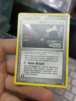 Rocket's Tricky Gym 90/109 EX Team Rocket Returns 2004 Reverse Holo Pokemon Card - Image 5