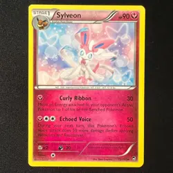 Sylveon 72/111 Rare Non Holo XY Furious Fists Pokemon Card 2014 LP - Image 1