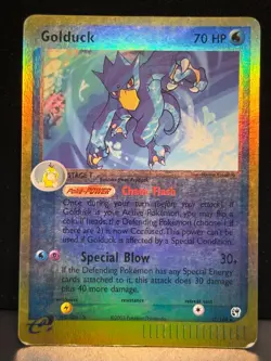 Golduck 17/100 Sandstorm Rare Reverse Holo Pokemon Card MP - Image 1