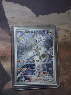 Pokemon TCG N's Reshiram Card 167/159 Stamped Illustration Rare Promo - Image 1