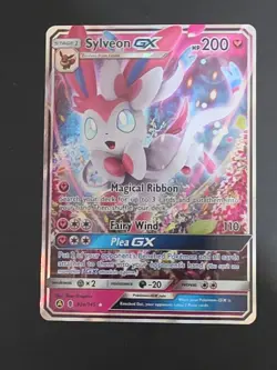 Pokemon TCG Sylveon GX Full Art Promo Card 92a/145 Guardians Rising Sun and Moon - Image 1