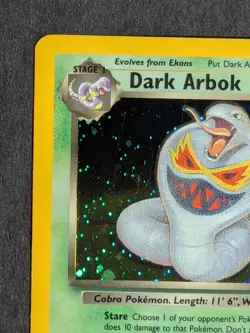 Dark Arbok 2/82 Holo with Incorrect Year Vintage Pokemon Card - Image 3