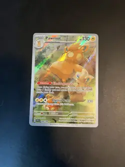Pokemon Pawmot TCG Scarlet & Violet Base Set Holo Illustration Rare Card 209/198 - Image 2