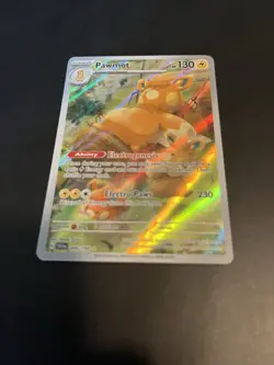 Pokemon Pawmot TCG Scarlet & Violet Base Set Holo Illustration Rare Card 209/198 - Image 3