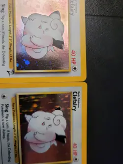 2 Pokemon Cards Clefairy Holo 1999 5/102 & Clefairy Holo 2nd Edition 6/130 - Image 4