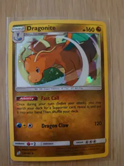 Dragonite 119/181 Team Up 2019 Cosmos Holo Rare Pokemon TCG Card - NM - Image 1