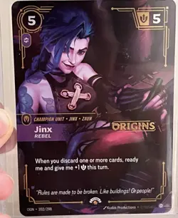 Riftbound Jinx-rebel Promotional Card 202/298 - Image 1