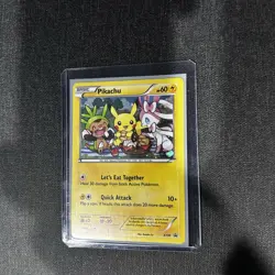 Pokemon Pikachu TCG XY Black Star Promos Holo Card XY95 (LP) - Image 1