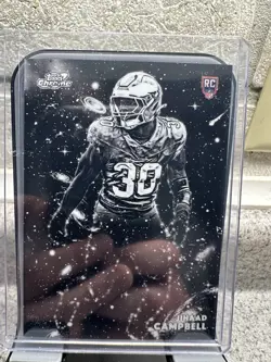 Topps Cosmic Chrome 2025 Jihaad Campbell Eagles RC Constellation Var #BCV-90 SSP - Image 1