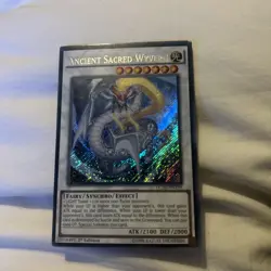 YUGIOH Ancient Sacred Wyvern - ANPR-EN043 - Ultra Rare Unlimited NM - Image 1