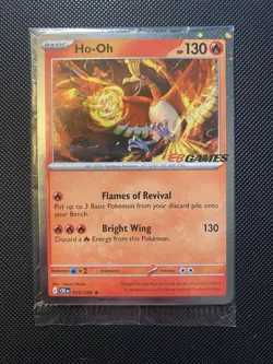 Ho-Oh EB Games Stamped Promo 010/086 (SEALED) Pokemon Tcg - Image 1