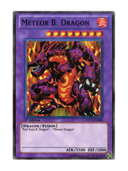 Meteor B Dragon - Super Rare PRC1-EN004 1st Edition YUGIOH - Image 1