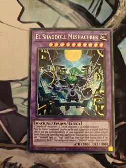 Yugioh! El Shaddoll Meshachrer BLGG-EN022 Secret Rare - Image 1
