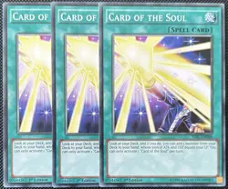 YuGiOh! Card of the Soul x3 TDIL-EN068 Common 1st Edition - Image 1