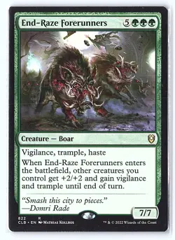 End-Raze Forerunners 822 Commander Legends: Battle for Baldur's Gate MTG NM - Image 1