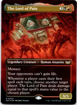 The Lord of Pain (Borderless) (Foil) Commander: Duskmourn: House of Horror, 3 NM - Image 1