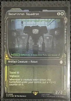 Securitron Squadron (Showcase) Universes Beyond: Fallout Foil - Image 1
