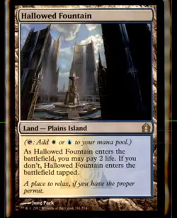 Return to Ravnica #241 Hallowed Fountain - Image 1