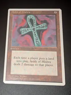 Ankh of Mishra LP/NM [4th Edition] Mtg Magic The Gathering - Image 1