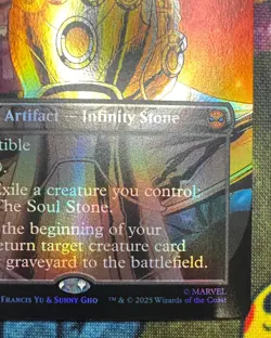 The Soul Stone Foil Borderless Marvel's Spider-Man NM MTG 0243 - Image 5
