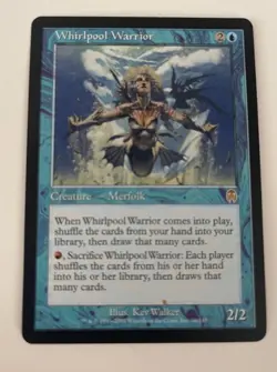 Whirlpool Warrior Apocalypse MTG 2/2 LP Card - Image 1