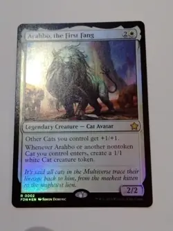 Arahbo, the First Fang EN [FDN - 2] - NM [Foil] TCG MTG - Image 1