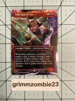 Loki, God of Lies (Borderless) Commander: Marvel Super Heroes Regular - Image 1