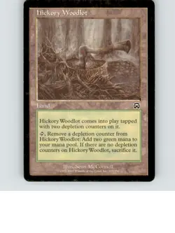 Hickory Woodlot 319 Common Mercadian Masques Lightly played b1-80 MTG - Image 1