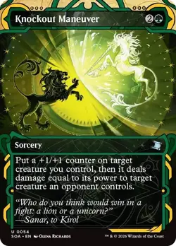 KNOCKOUT MANEUVER x1 mtg NM-M Secrets of Strixhaven Mystical Archive 1 Unc - Image 1