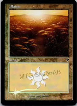 MTG SkeenAB Plains FOIL from Invasion. MP. - Image 1