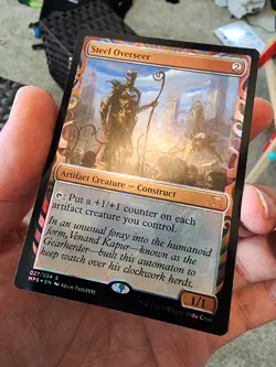 MTG Steel Overseer ⭐Masterpiece Kaladesh Inventions Foil ⭐NM+ 12 HQ Pics ⭐Magic - Image 1