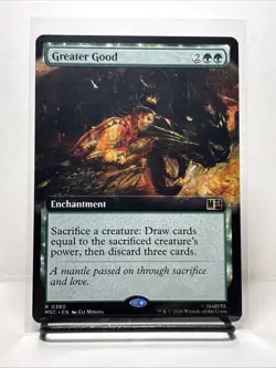 Greater Good (Non-foil) [Extended Art] Commander: Marvel Super Heroes 0380 R MTG - Image 1