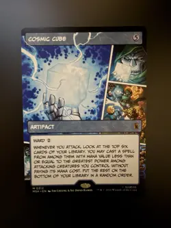 MTG Marvel Super Heroes Cosmic Cube Borderless 0312 Non-Foil - Image 1