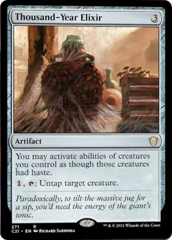 Thousand-Year Elixir [Commander 2021 - 271] NM - Image 1