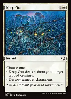 Keep Out [ECL] #19 NM MTG - Image 1