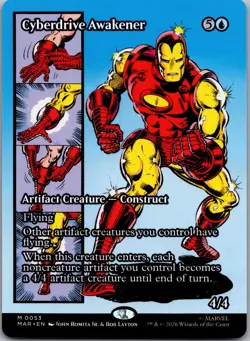 Cyberdrive Awakener (Borderless) 53 Marvel Universe Eternal-Legal NM - Image 1