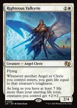 Righteous Valkyrie [J25] #246 NM MTG - Image 1