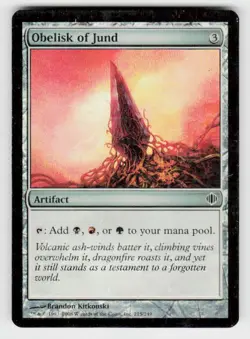 Shards of Alara #215 Obelisk of Jund FOIL - Image 1