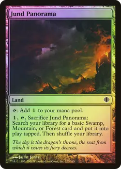 Magic The Gathering MTG JUND PANORAMA FOIL Shards of Alara NM Near Mint - Image 1