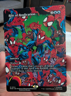 x1 Rite of Replication - Borderless M MTG Marvel Universe M/NM, English - Image 1